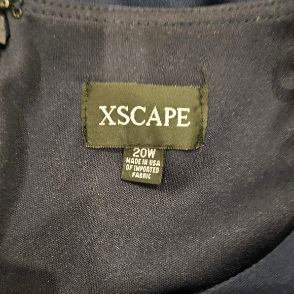 NWOT Xscape Blue Evening Dress - Picture 3 of 6